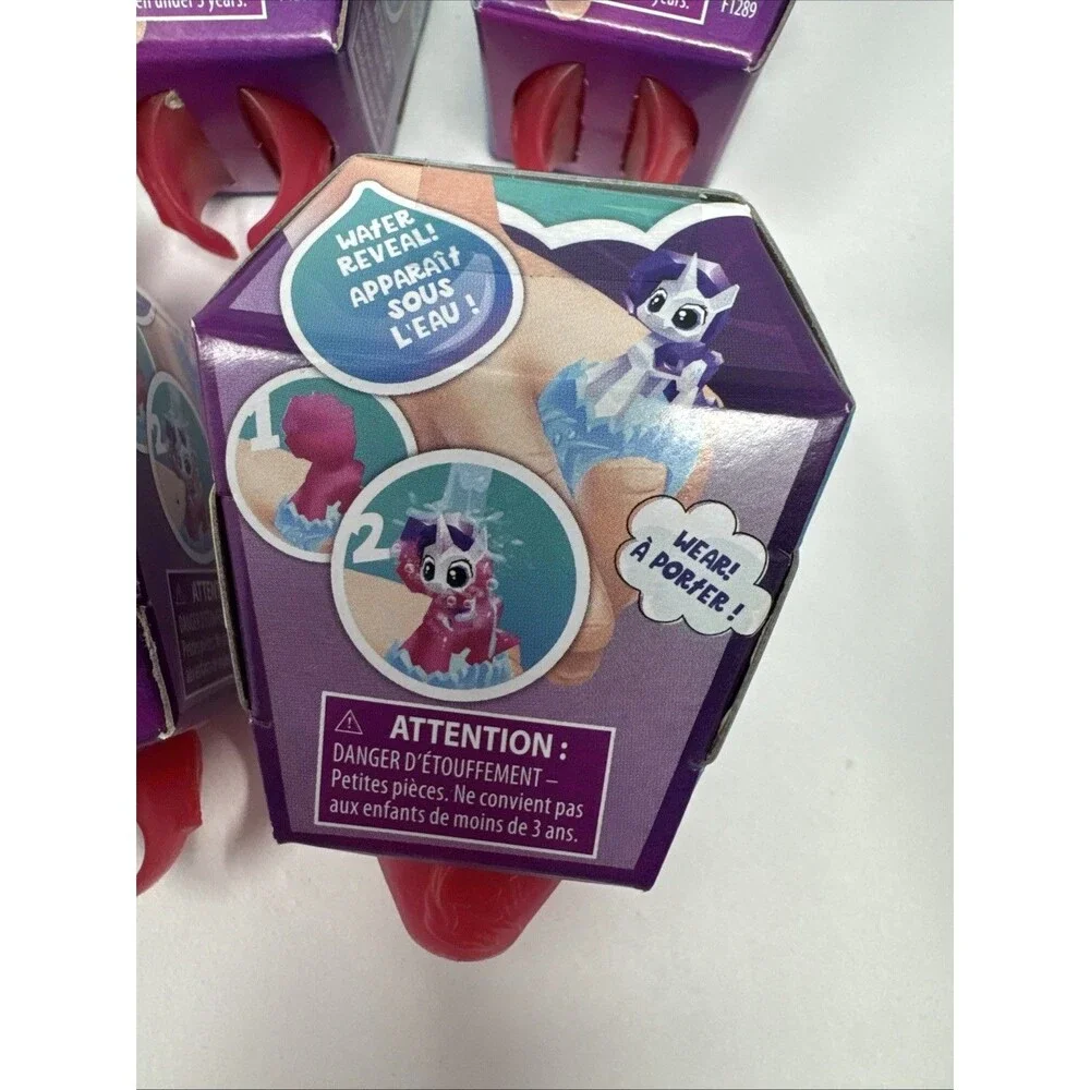 5x My Little Pony Secret Rings Blind Bag Collectible Toy Water-Reveal Surprise